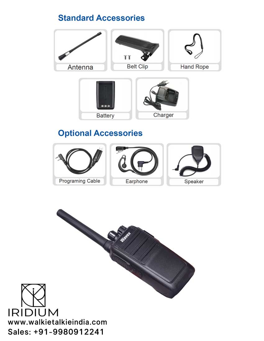 PT100 Wavex License Free Walkie Talkie Dealer Distributor Bengalore Wavex Walkie Talkie Suppliers in Bengaluru Mysore Mangalore Channai